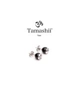 Orecchini Tamashii Donna in Argento Onice EHST8-1 - EHST8-1